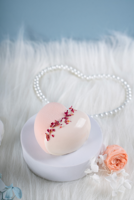 醇香爱心慕斯蛋糕