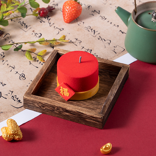 爆竹上升慕​​斯蛋糕