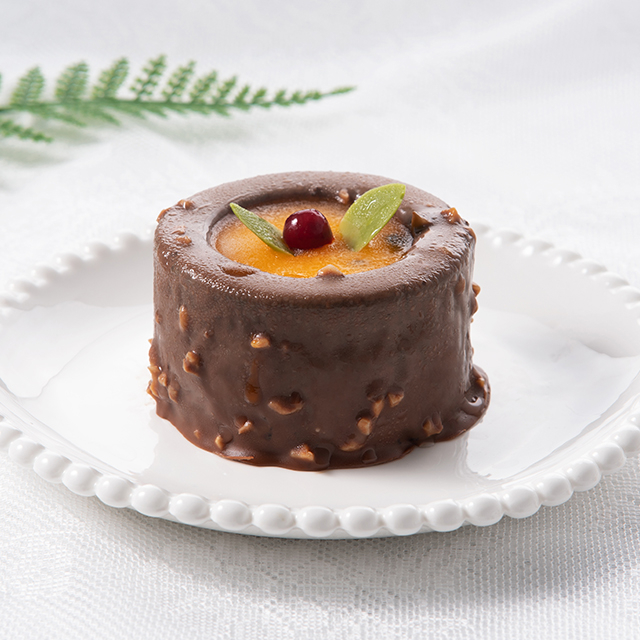 西番蓮布朗尼慕斯蛋糕