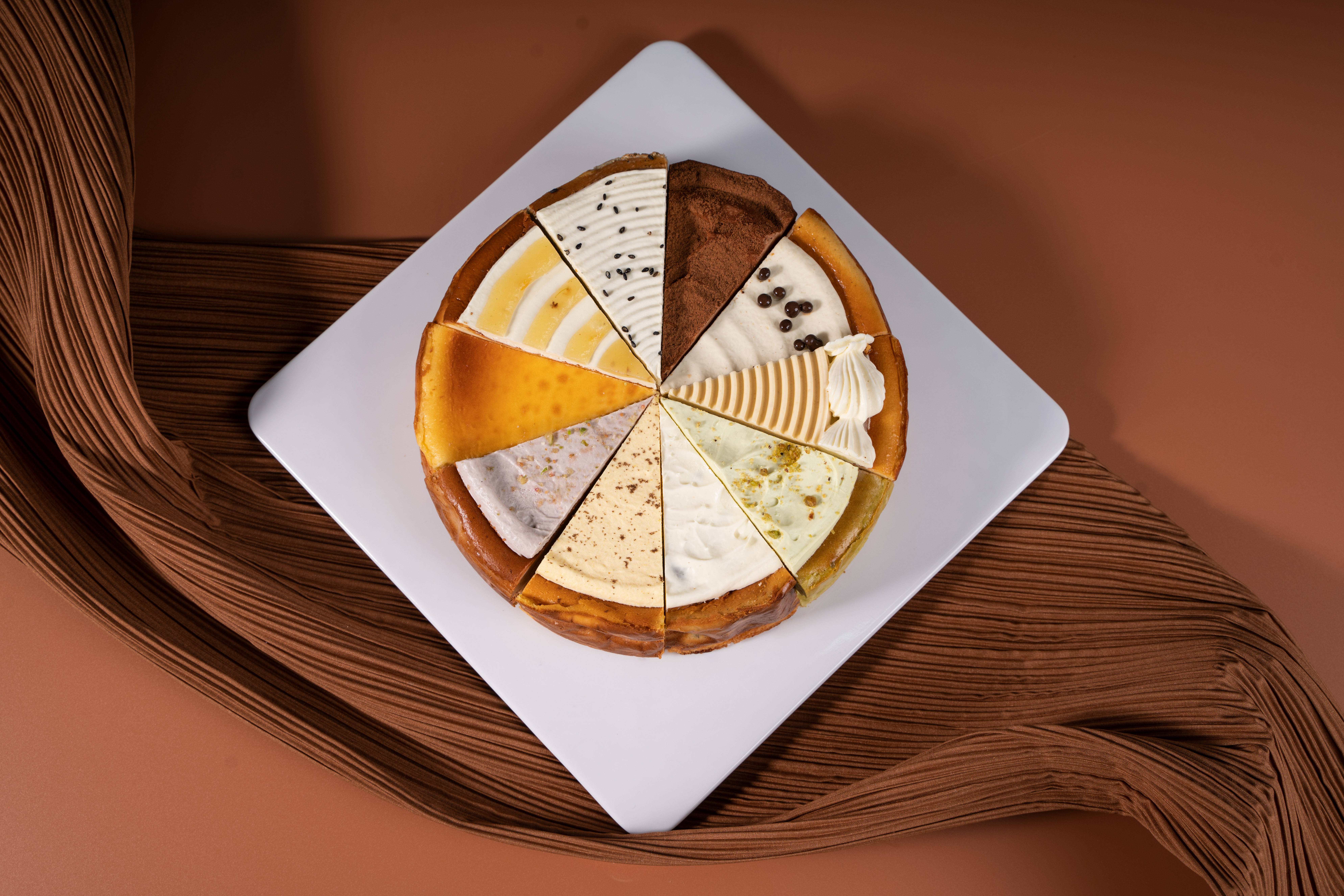 十種巴斯克芝士蛋糕組合