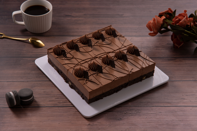 经典核桃布朗尼蛋糕