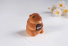Groundhog-formet mousse kage