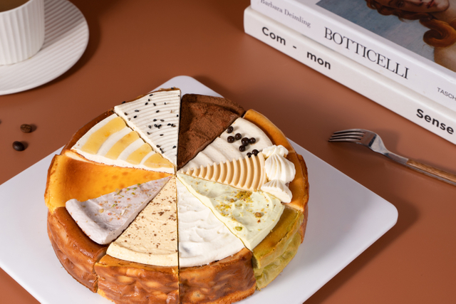 十种巴斯克芝士蛋糕组合