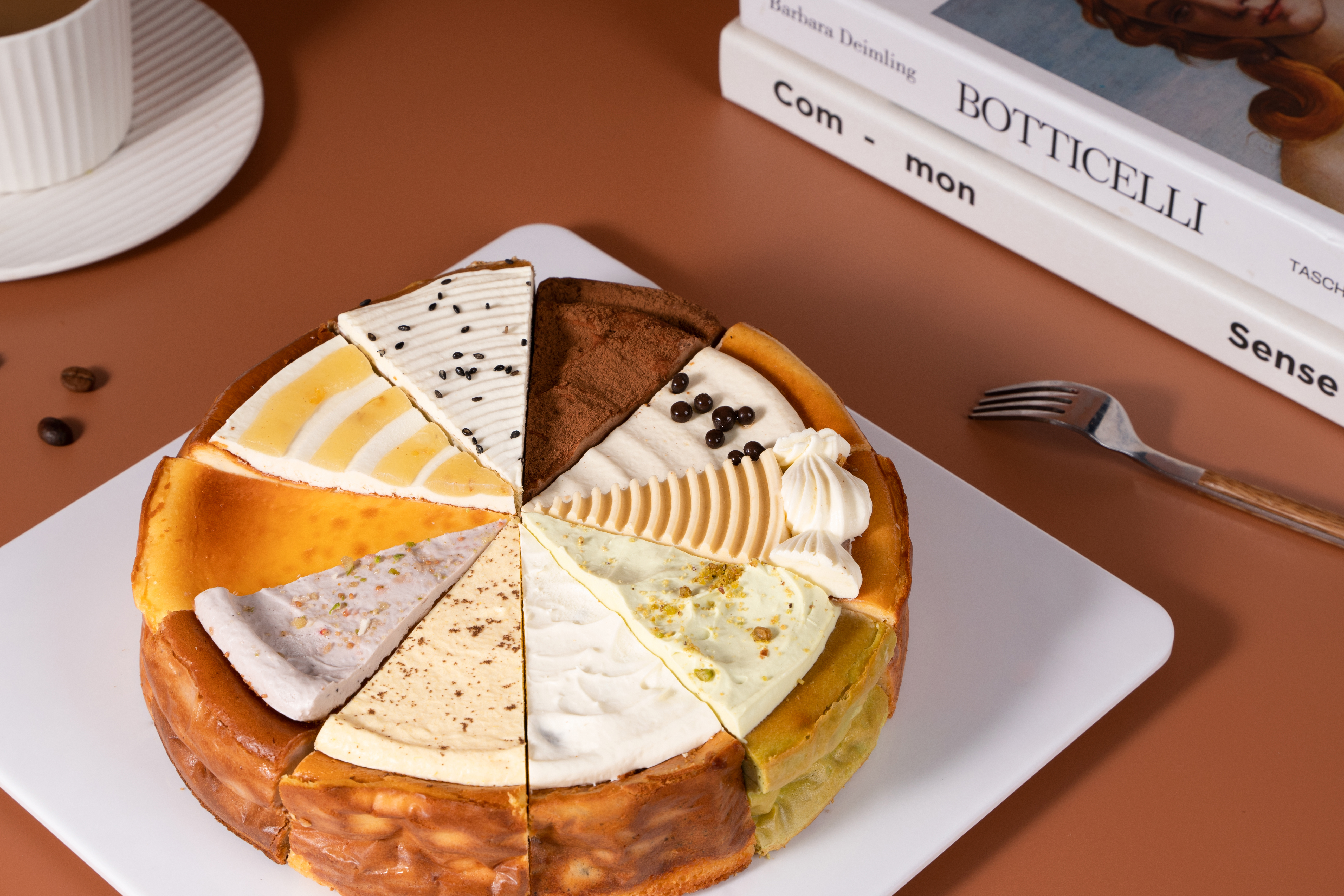 十種巴斯克芝士蛋糕組合