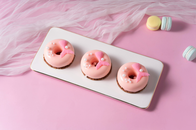 人鱼之梦桃子慕斯蛋糕