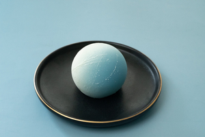 圓形藍色星球慕斯蛋糕