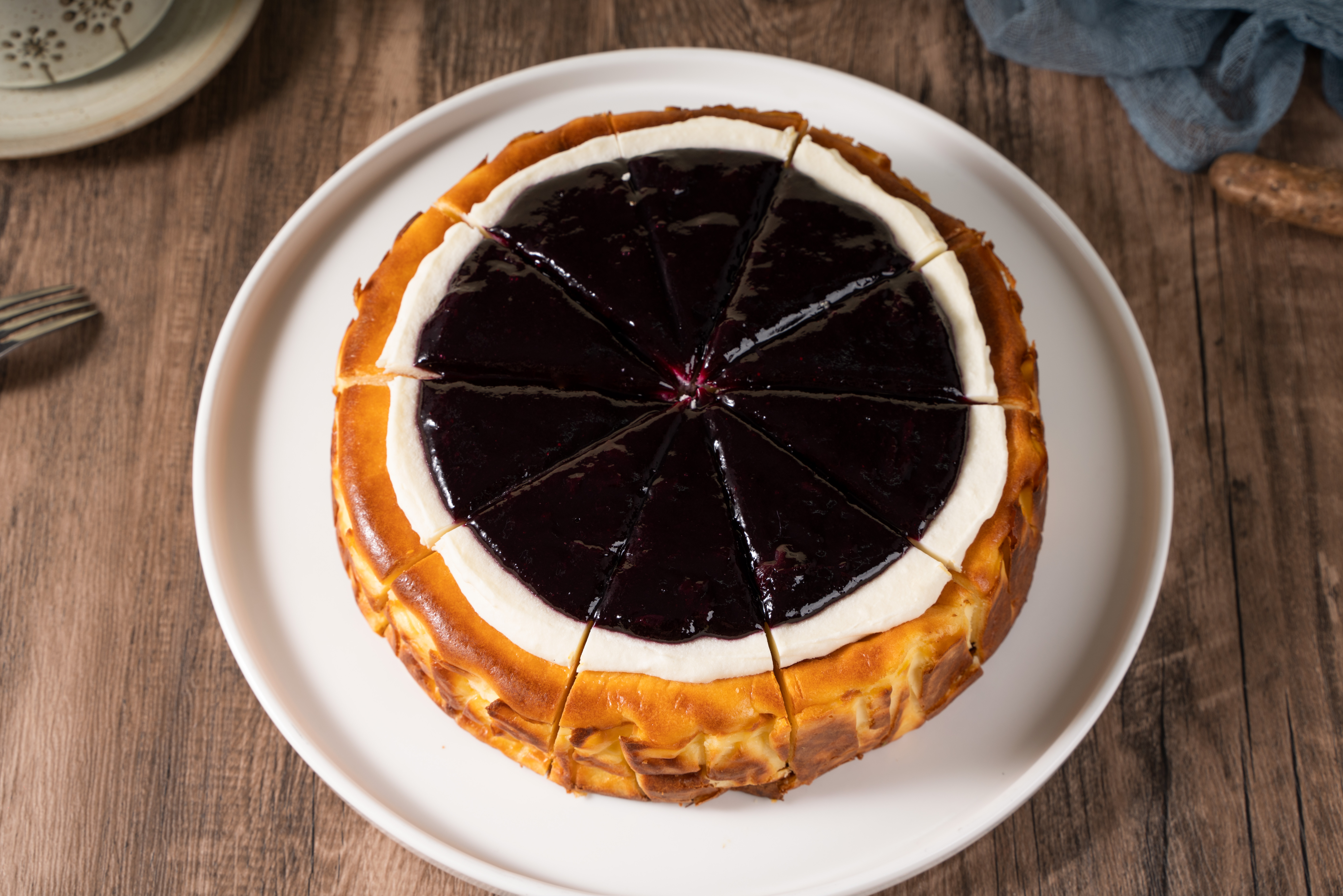 山药巴斯克芝士蛋糕