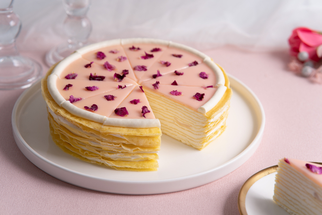  荔枝玫瑰千層薄餅蛋糕 