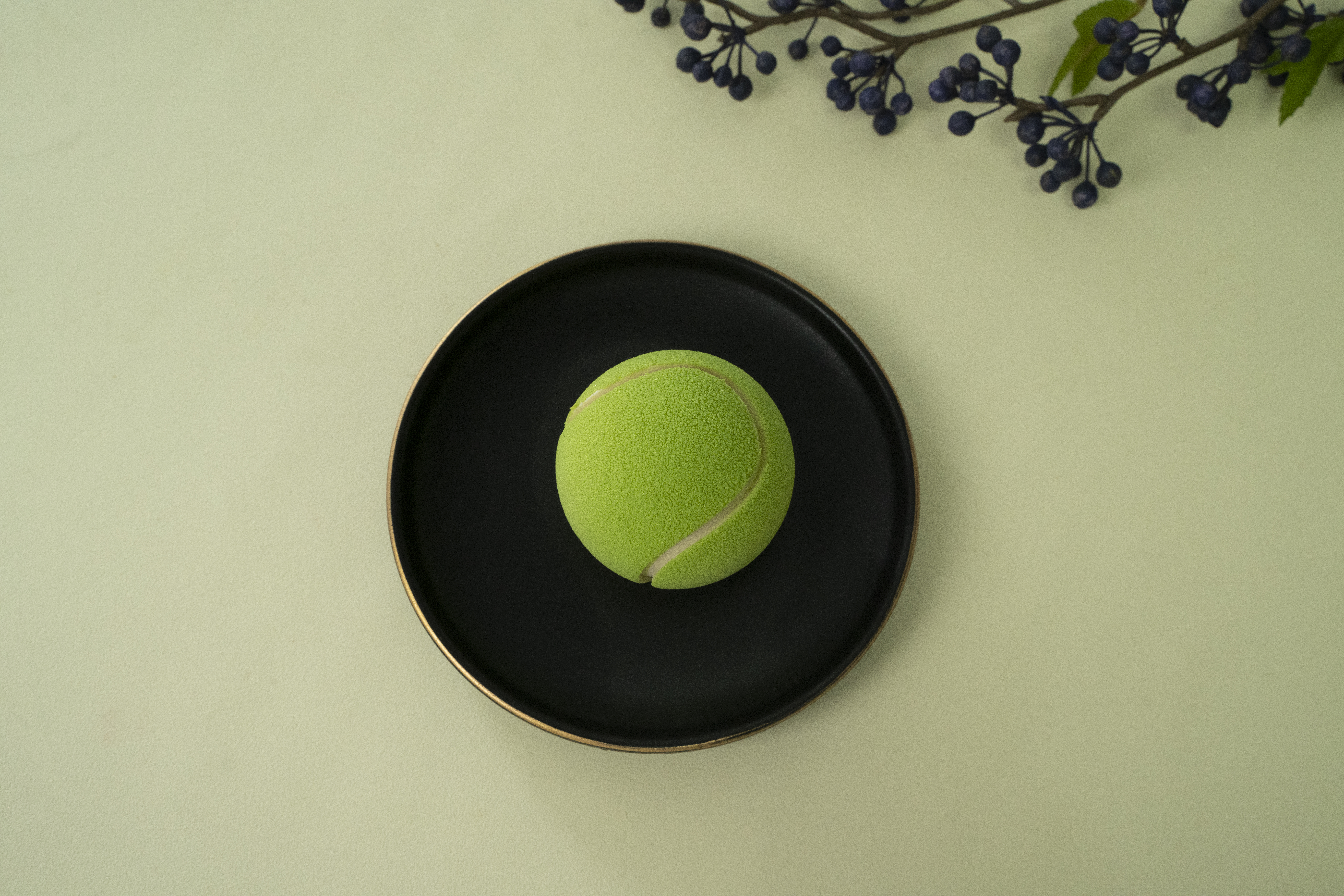 圓形網球慕斯蛋糕