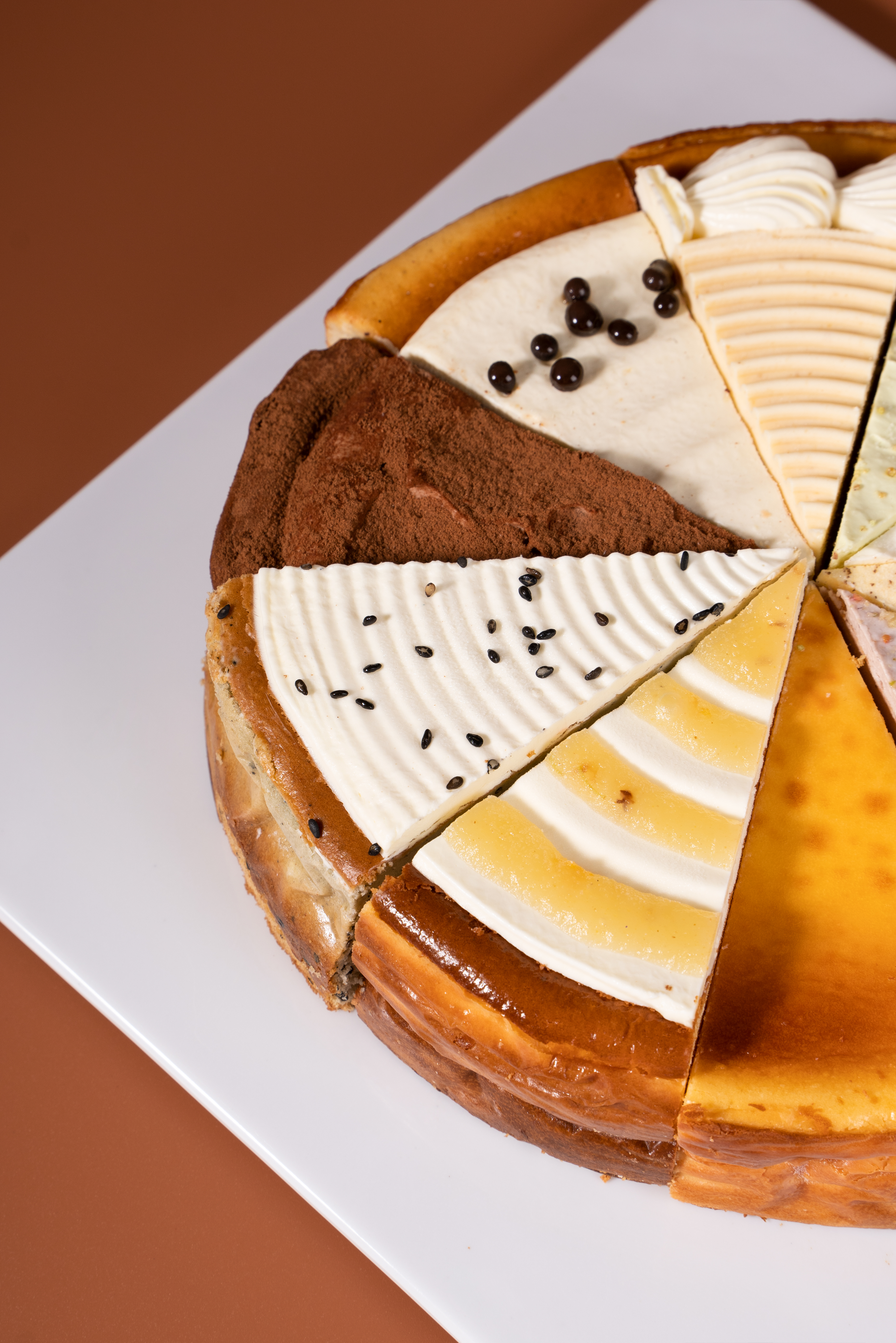 十種巴斯克芝士蛋糕組合