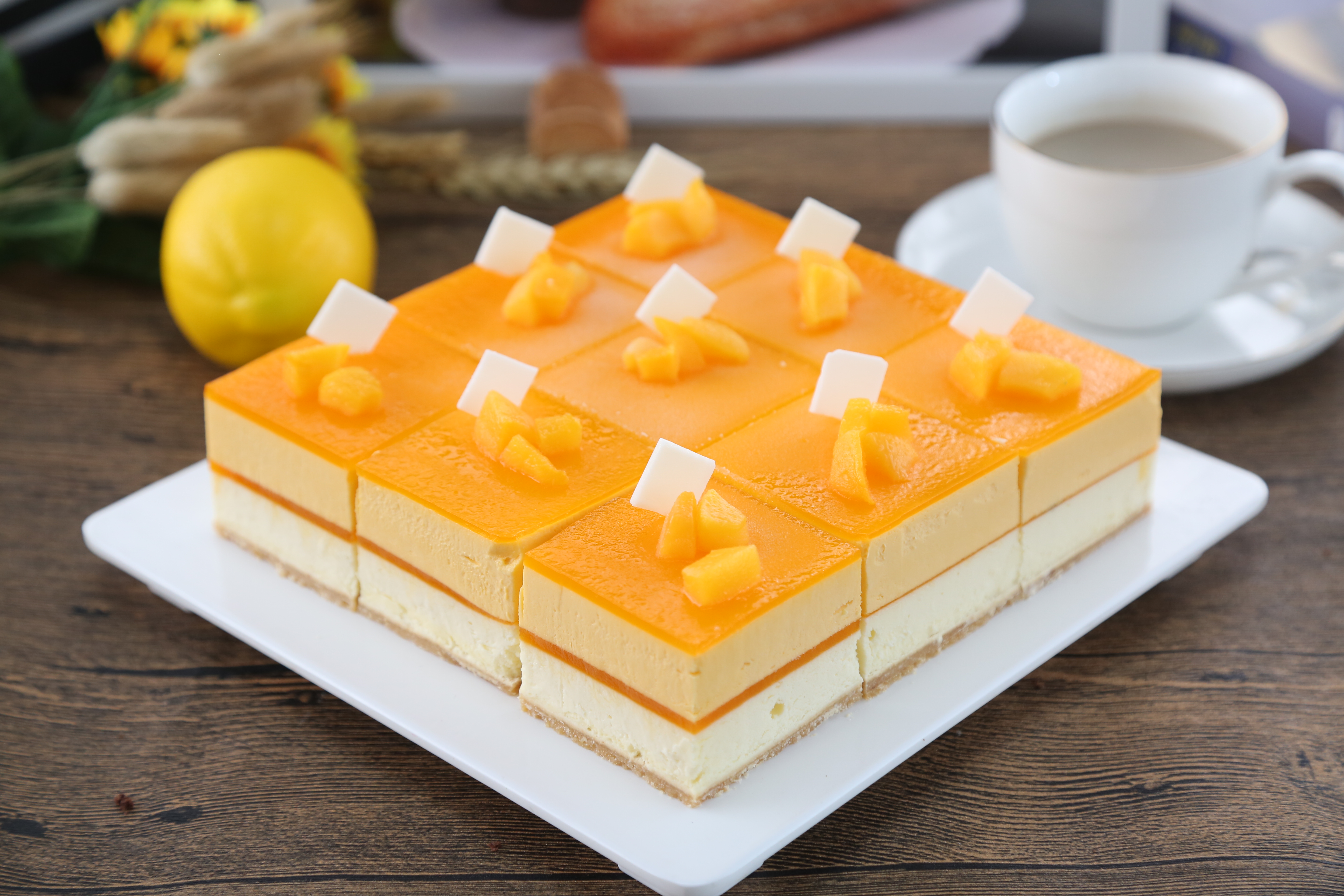 双层芒果芝士蛋糕