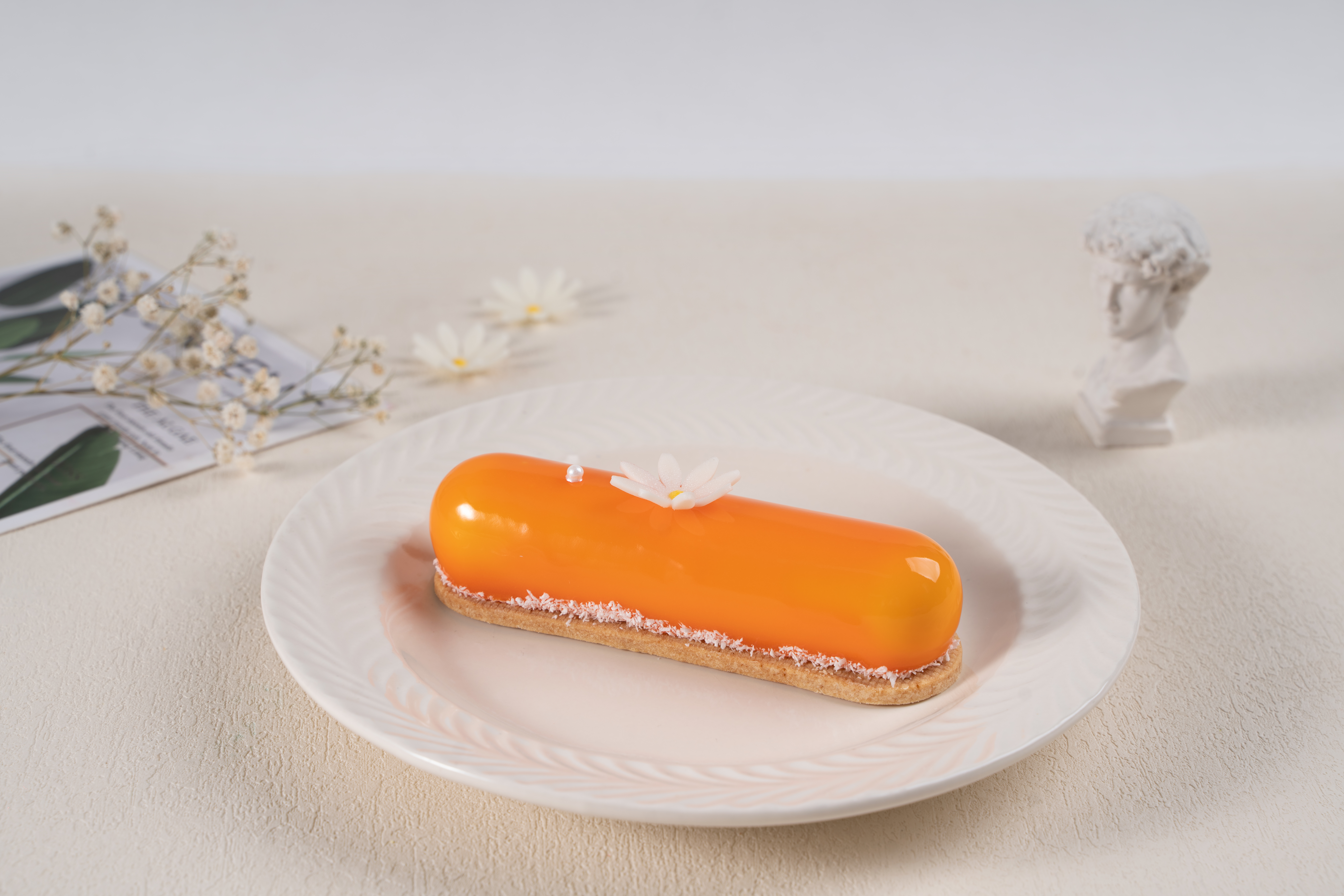 橙秋梓树慕斯蛋糕