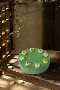 พิสตาชิโอราสเบอร์รี่ของหวานมังสวิรัติ