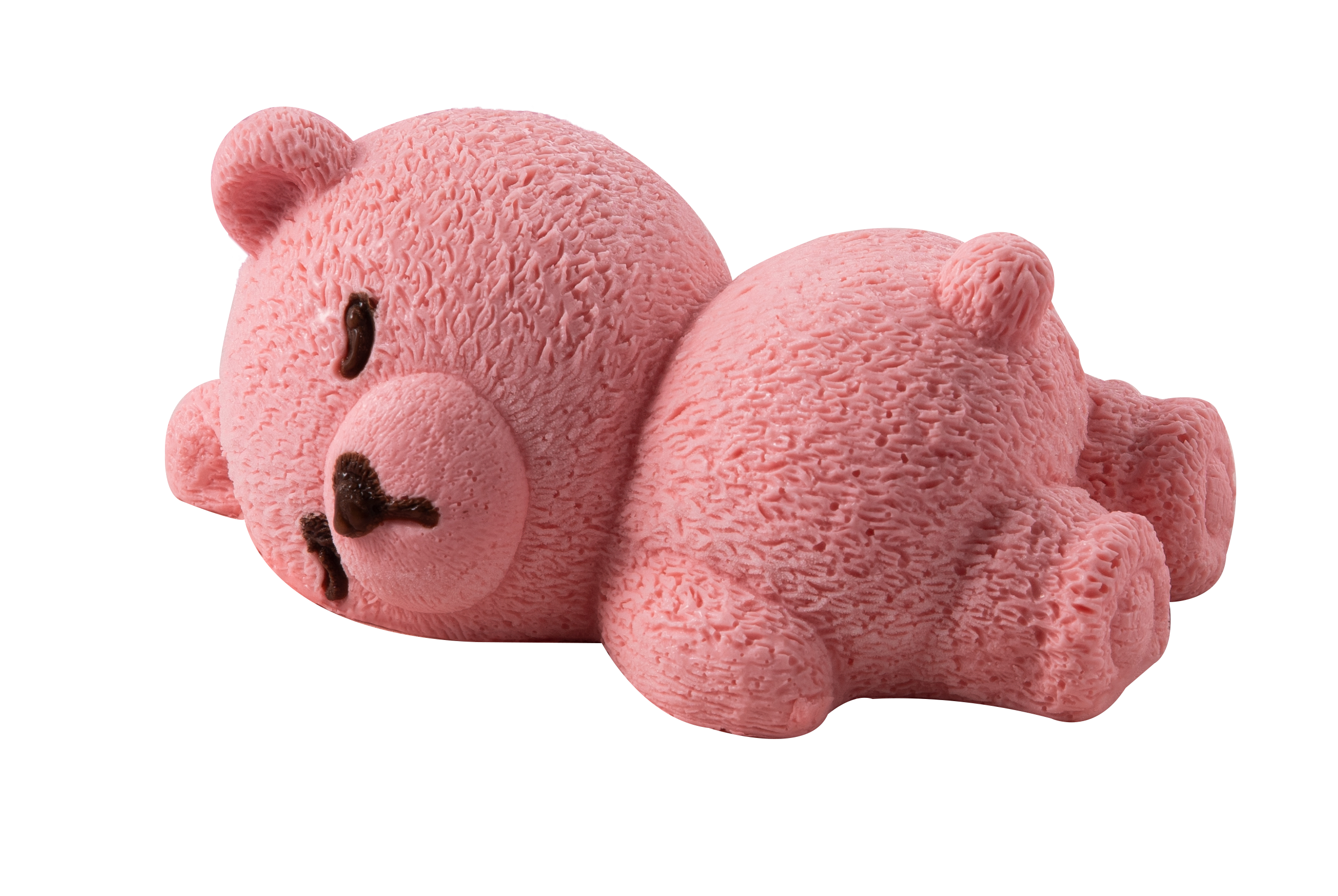 可爱小熊草莓慕斯蛋糕