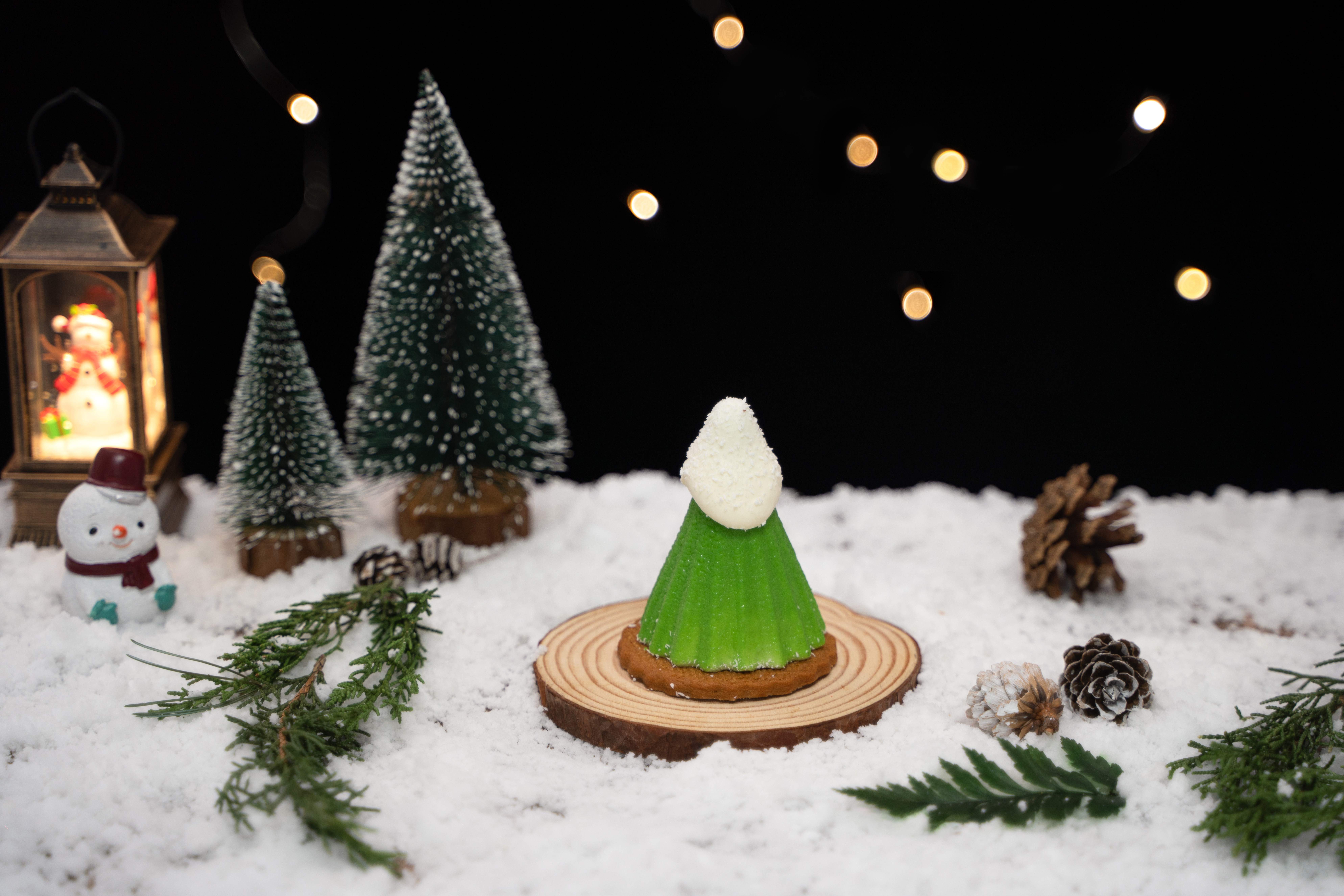 圣诞树慕斯蛋糕