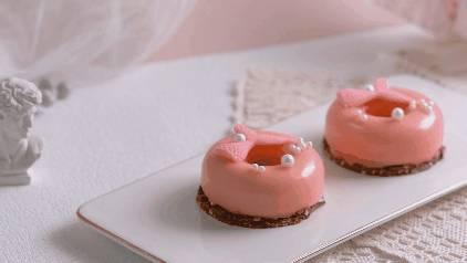 人魚之夢桃子慕斯蛋糕